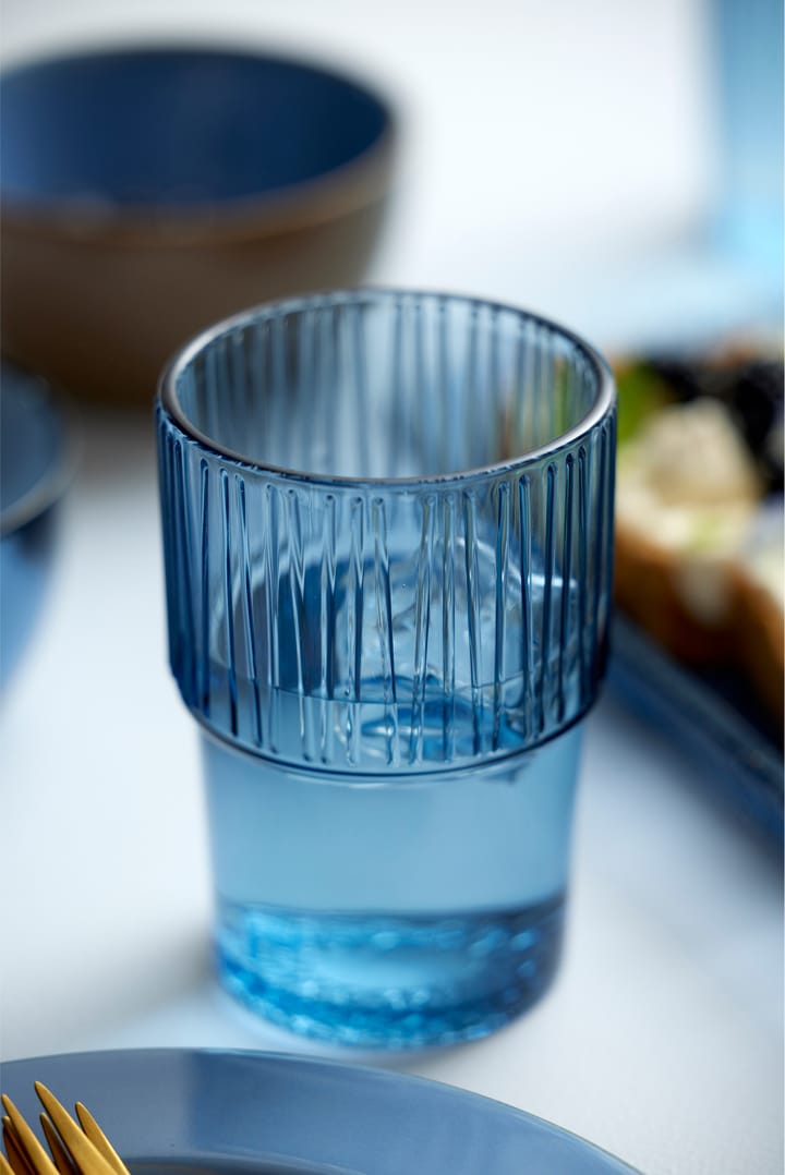 4 Vasos de café Kusintha caféglas 38 cl, Blue Bitz