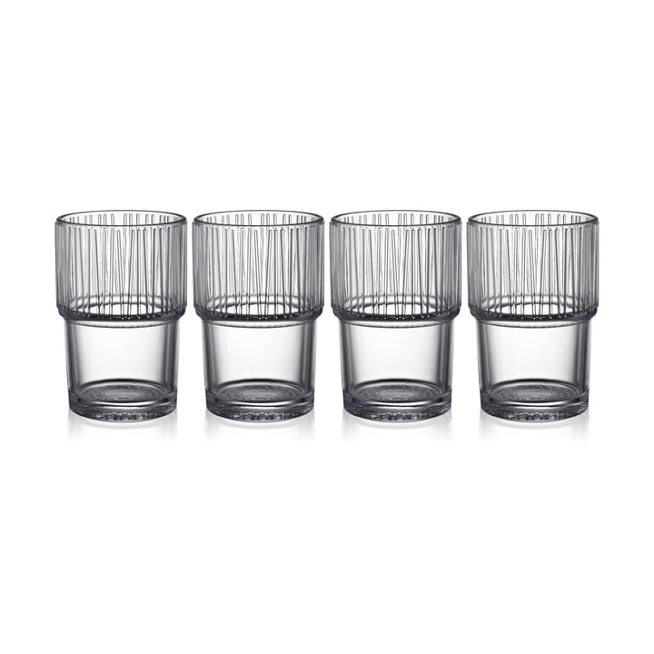 4 Vasos de café Kusintha caféglas 38 cl - Clear - Bitz