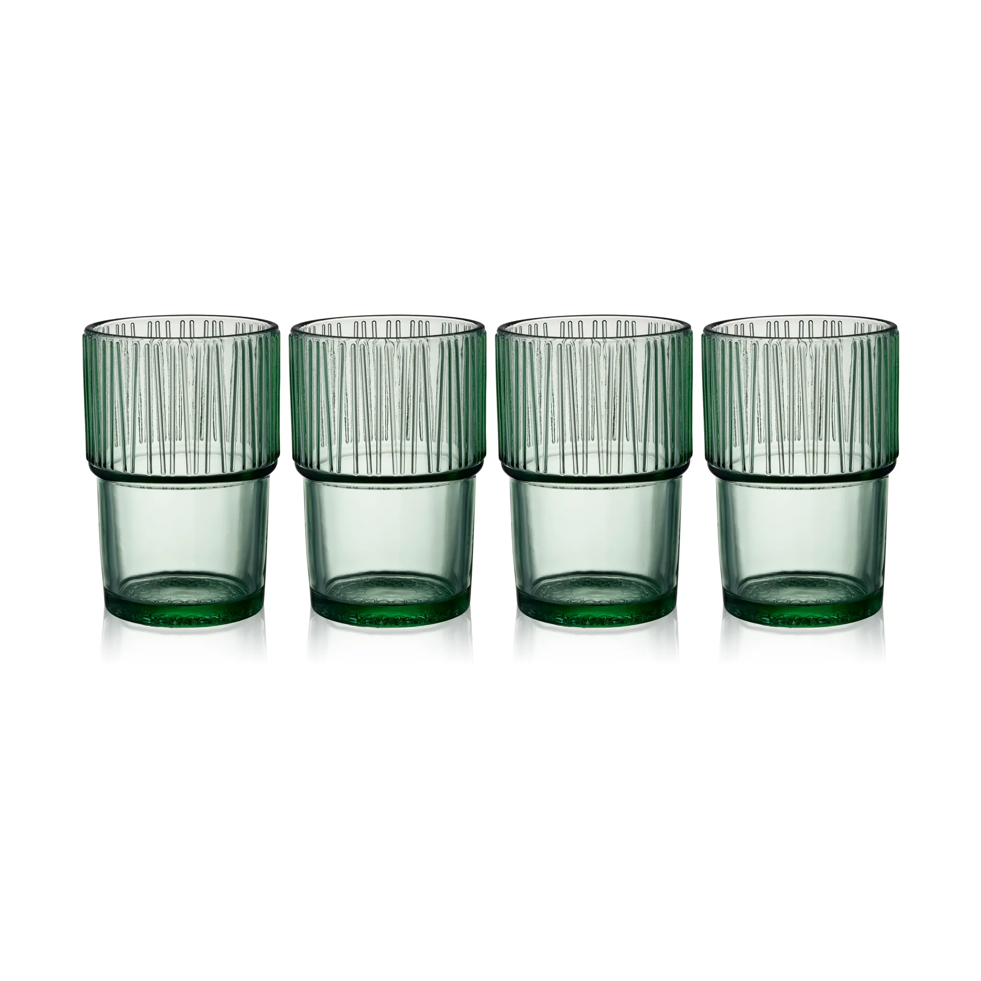 4 Vasos de café Kusintha caféglas 38 cl, Green Bitz