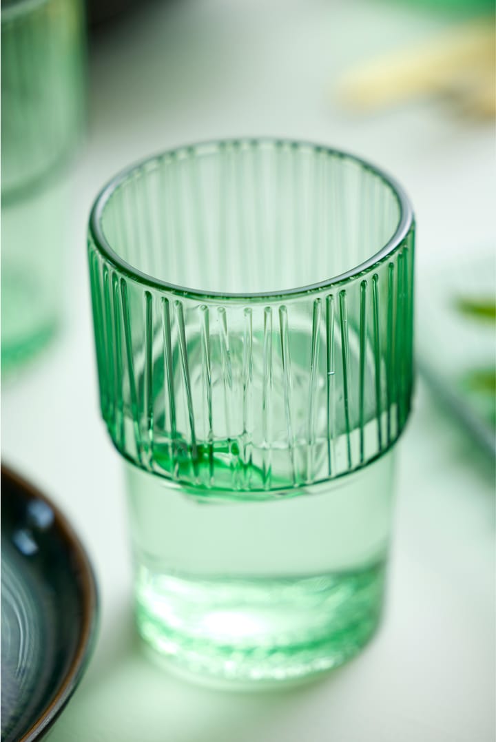 4 Vasos de café Kusintha caféglas 38 cl, Green Bitz