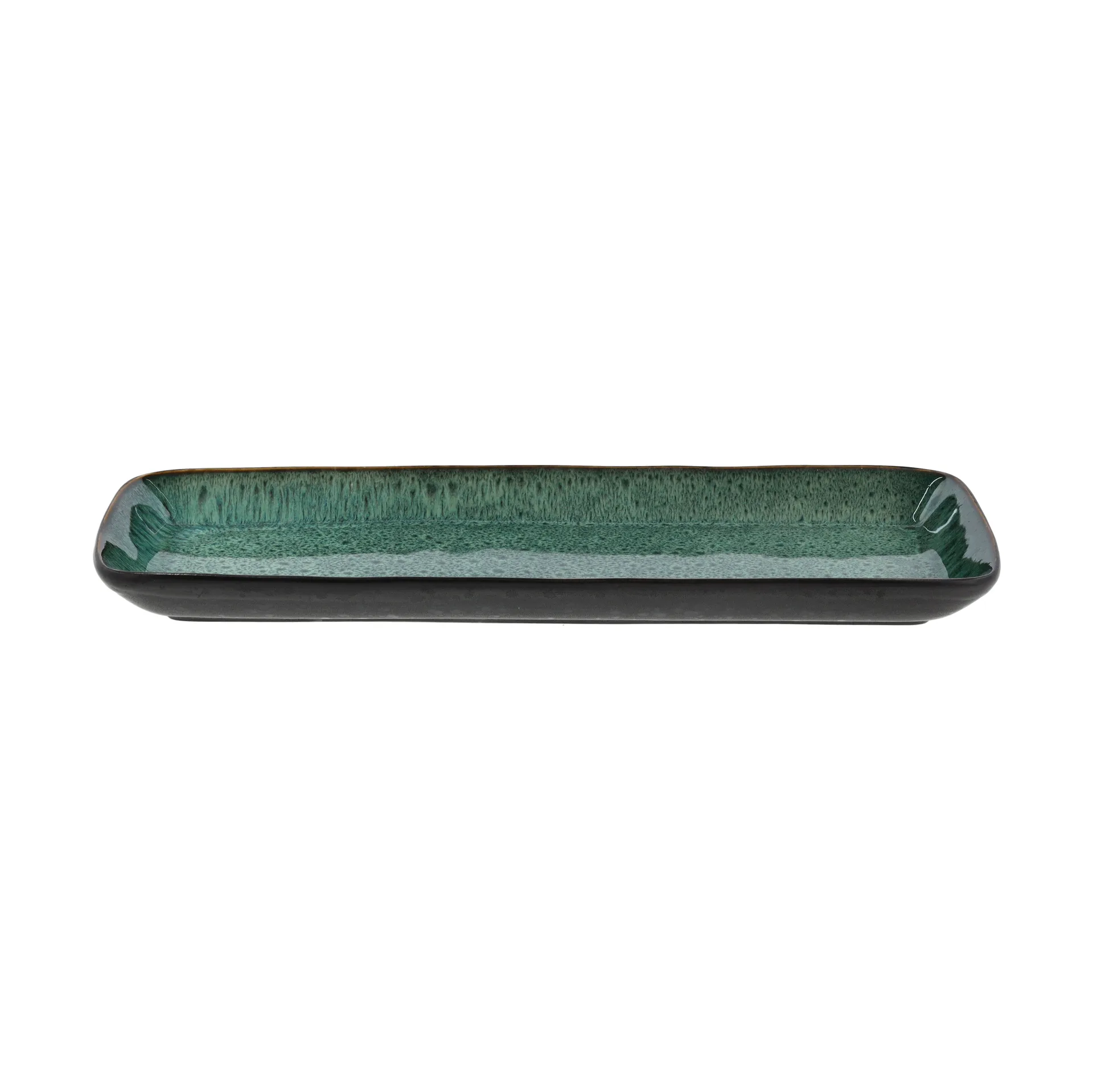 Bandeja para servir Bitz 38x14 cm, Negro-verde Bitz