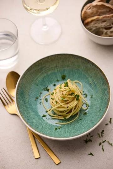 Bitz bol gastro Ø12 cm - Blanco-verde - Bitz