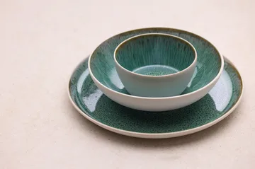 Bitz bol para pasta gastro Ø20 cm - Blanco-verde - Bitz