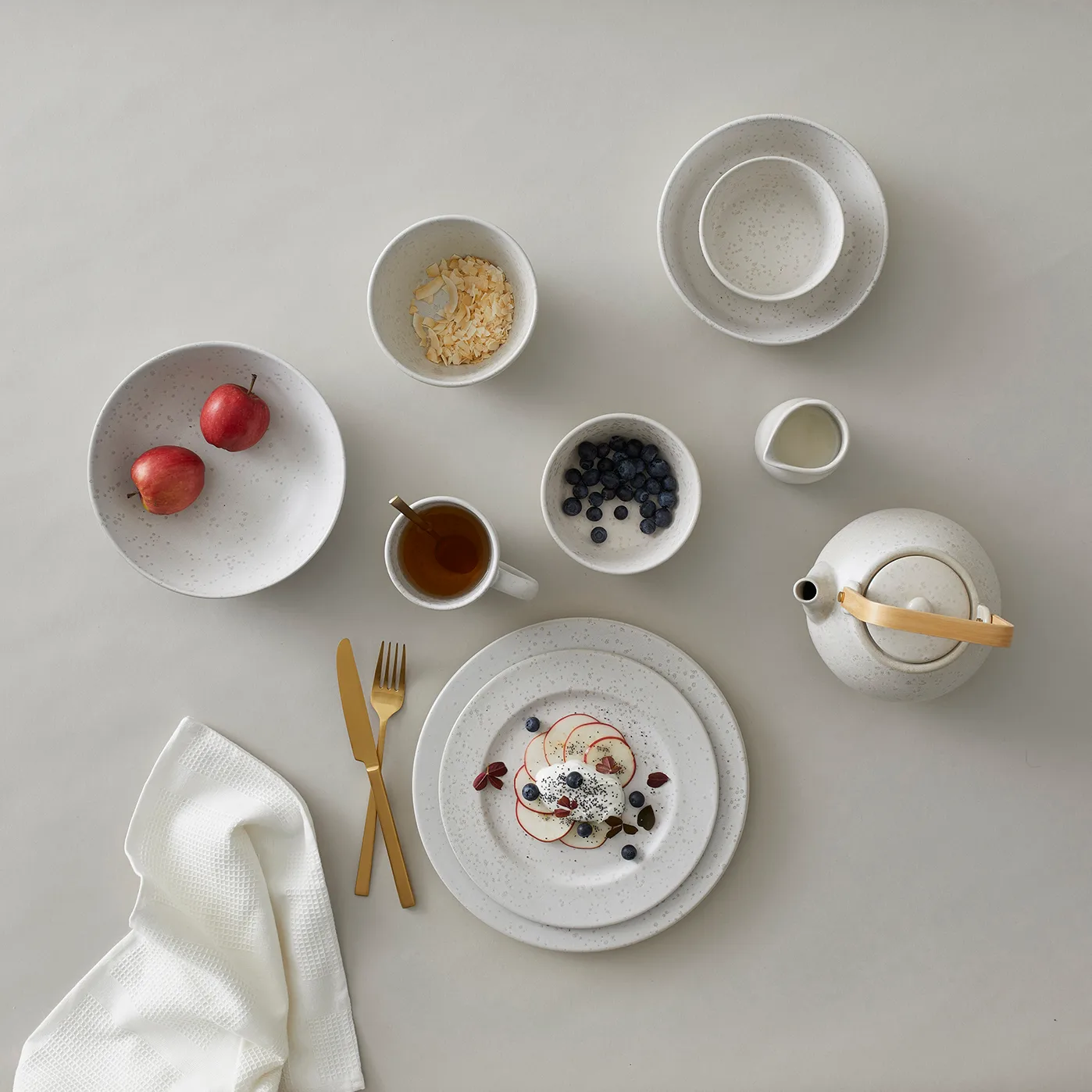 Bol Bitz Ø14 cm mate, blanco nata mate Bitz