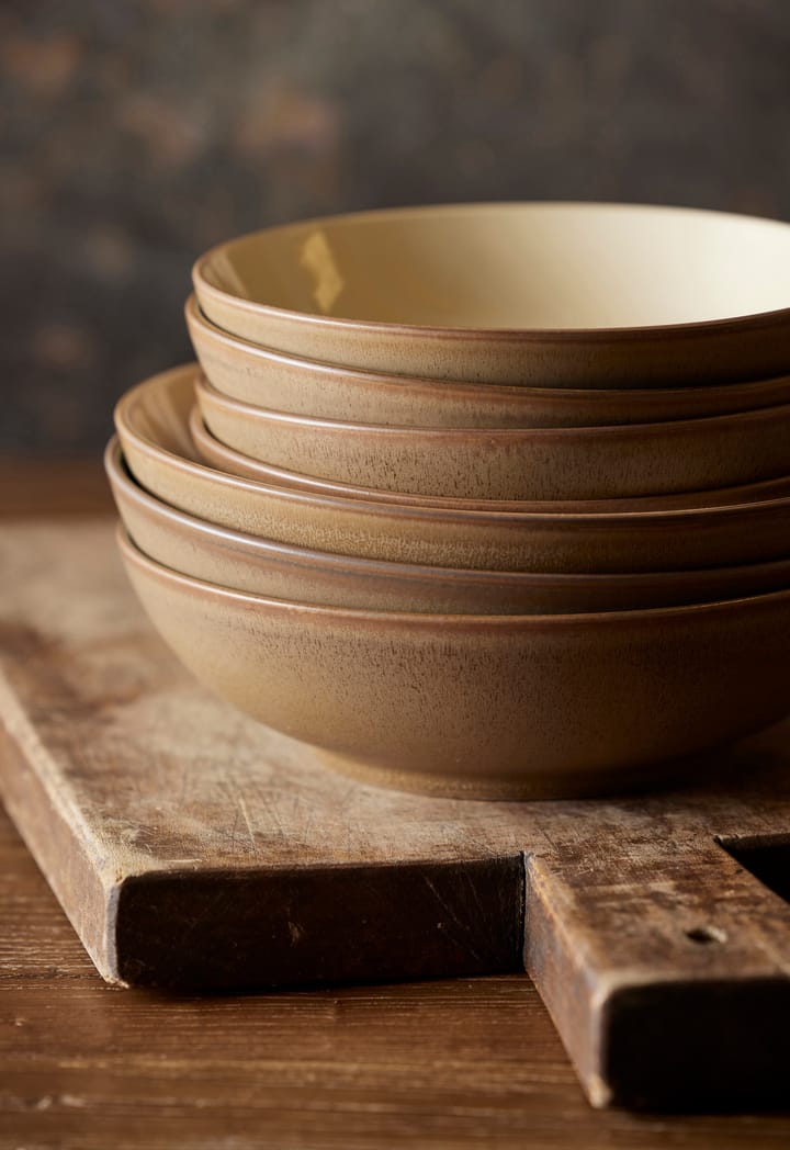 Bol de pasta Bitz Wood Ø20 cm, Wood-sand Bitz