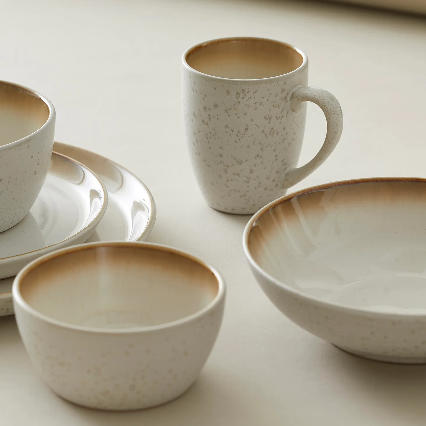 Bol para pasta Bitz Ø20 cm, blanco nata-crema Bitz