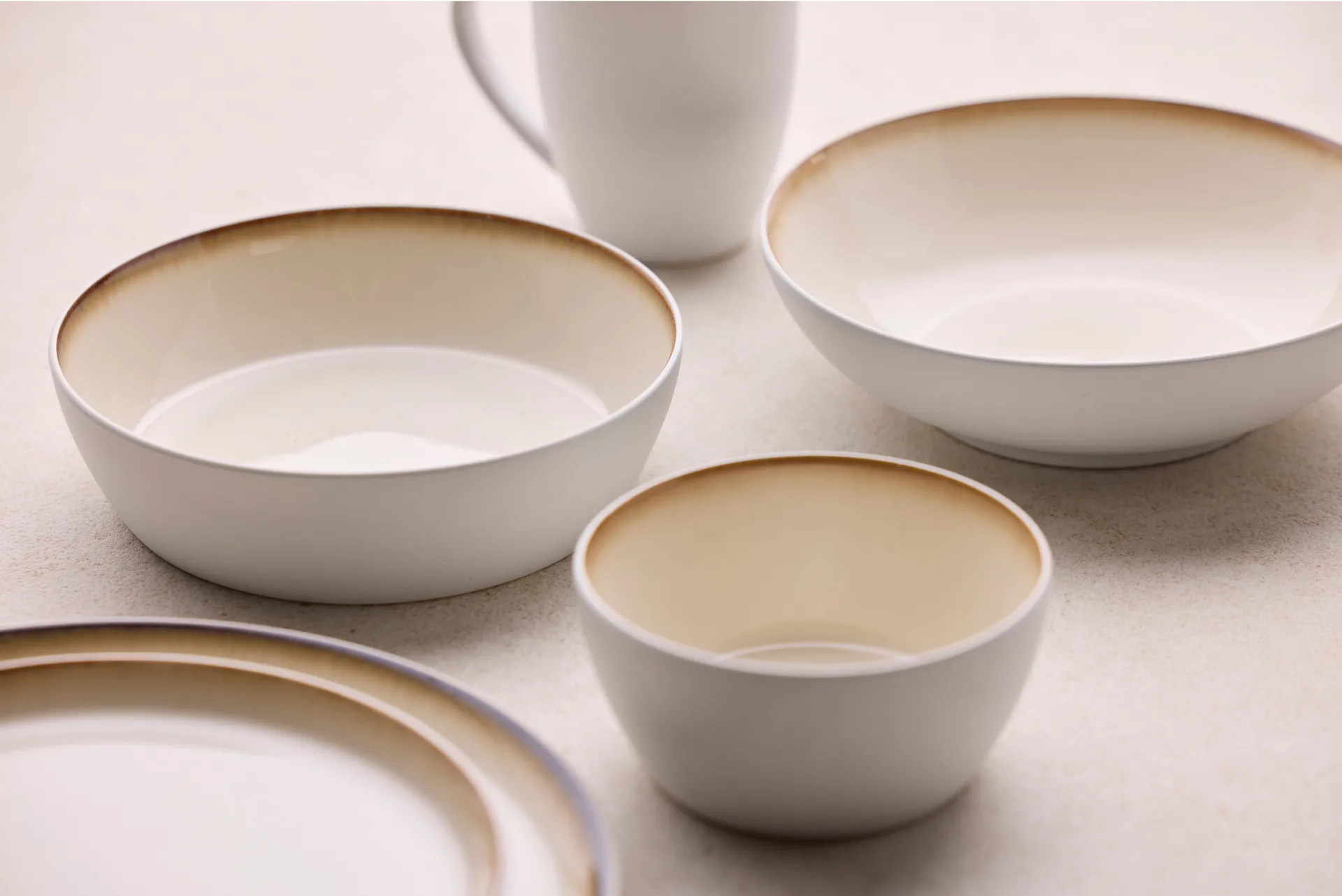 Bol para sopa Bitz Ø 18 cm, Blanco-crema Bitz