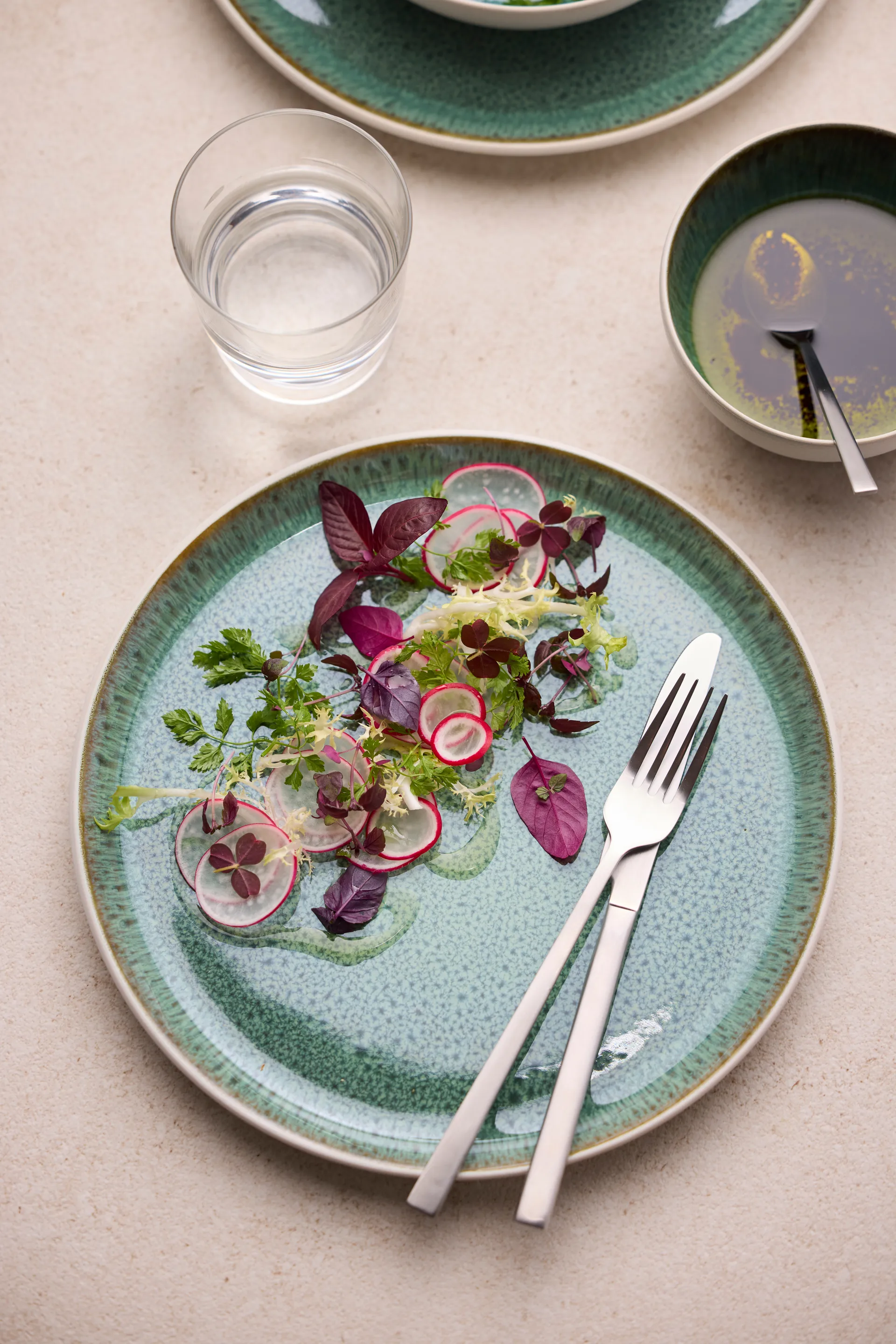 Cuenco Bitz gastro Ø12 cm, Blanco-verde Bitz