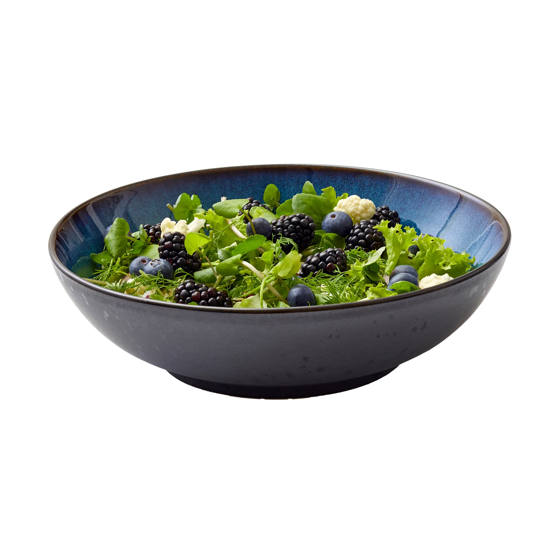 Ensaladera Bitz Ø24 cm, Negro-azul oscuro Bitz