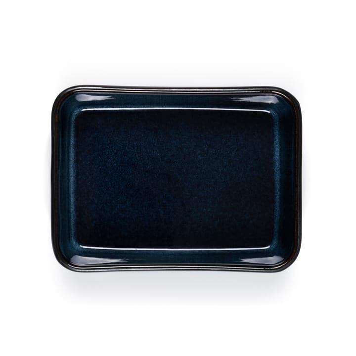 Fuente de servir Bitz negro 19x14 cm, azul oscuro Bitz