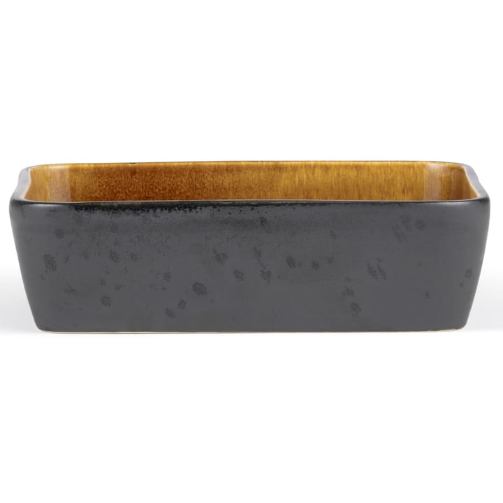 Fuente de servir Bitz negro 30x17 cm, ámbar Bitz