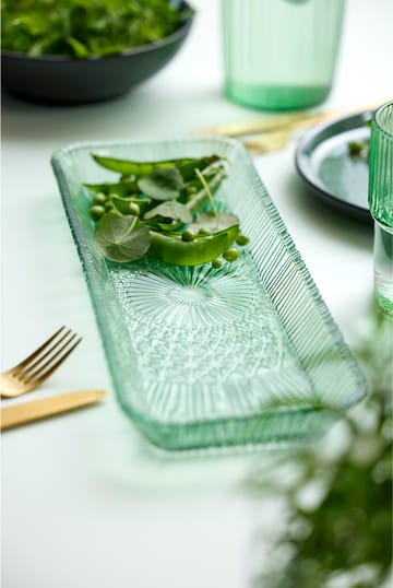 Fuente de servir Kusintha rectangular 14x38 cm - Green - Bitz