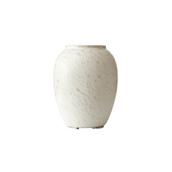Jarrón Bitz 12,5 cm, blanco nata mate Bitz