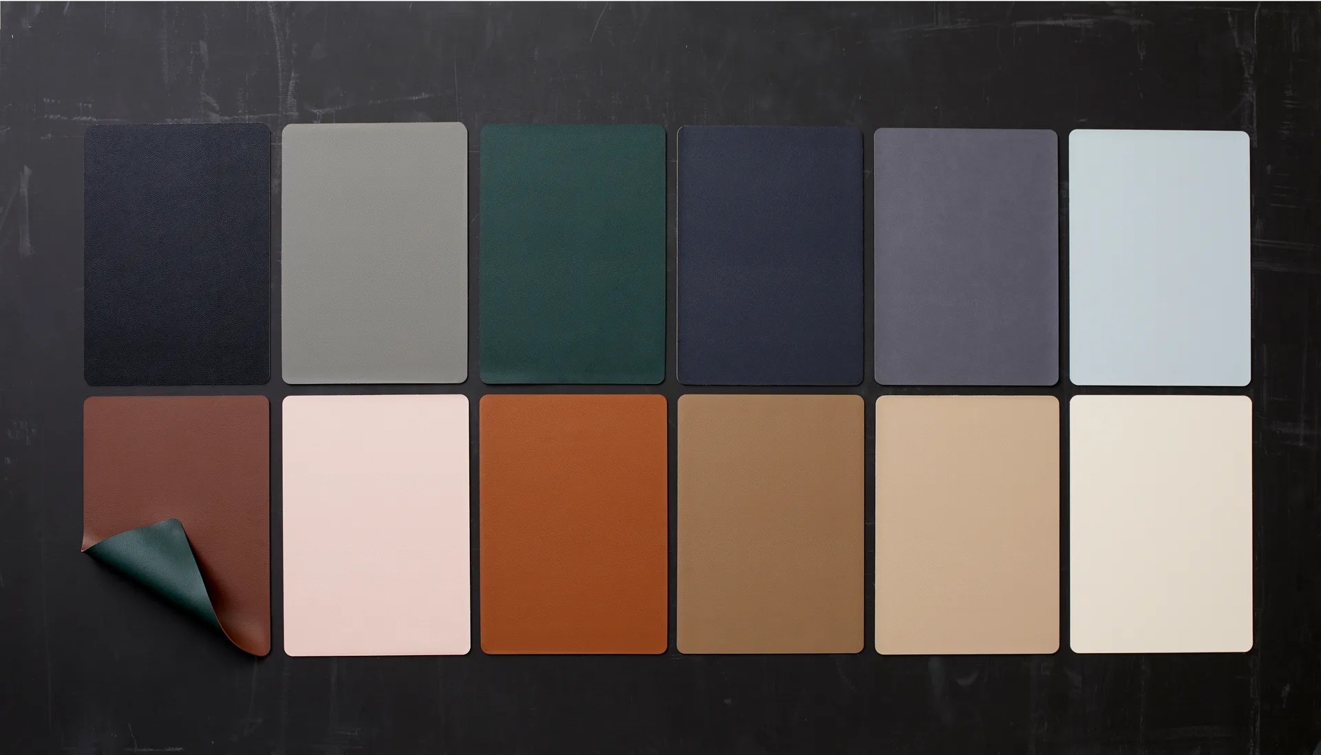 Mantel individual Bitz 33x46 cm, 4-pack, Negro-marrón Bitz