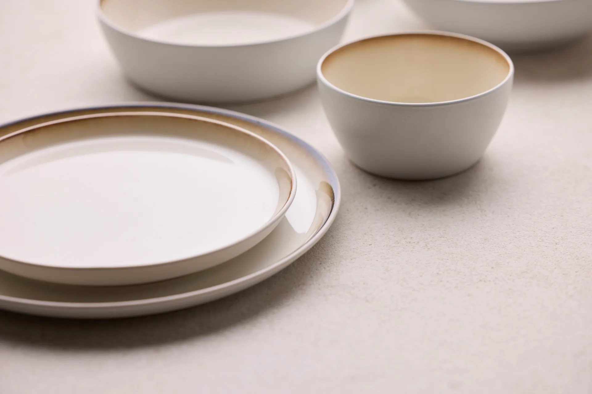 Plato Bitz gastro Ø 21 cm, Blanco-crema Bitz