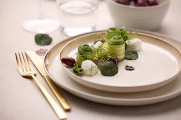 Plato Bitz gastro Ø 21 cm - Blanco-crema - Bitz