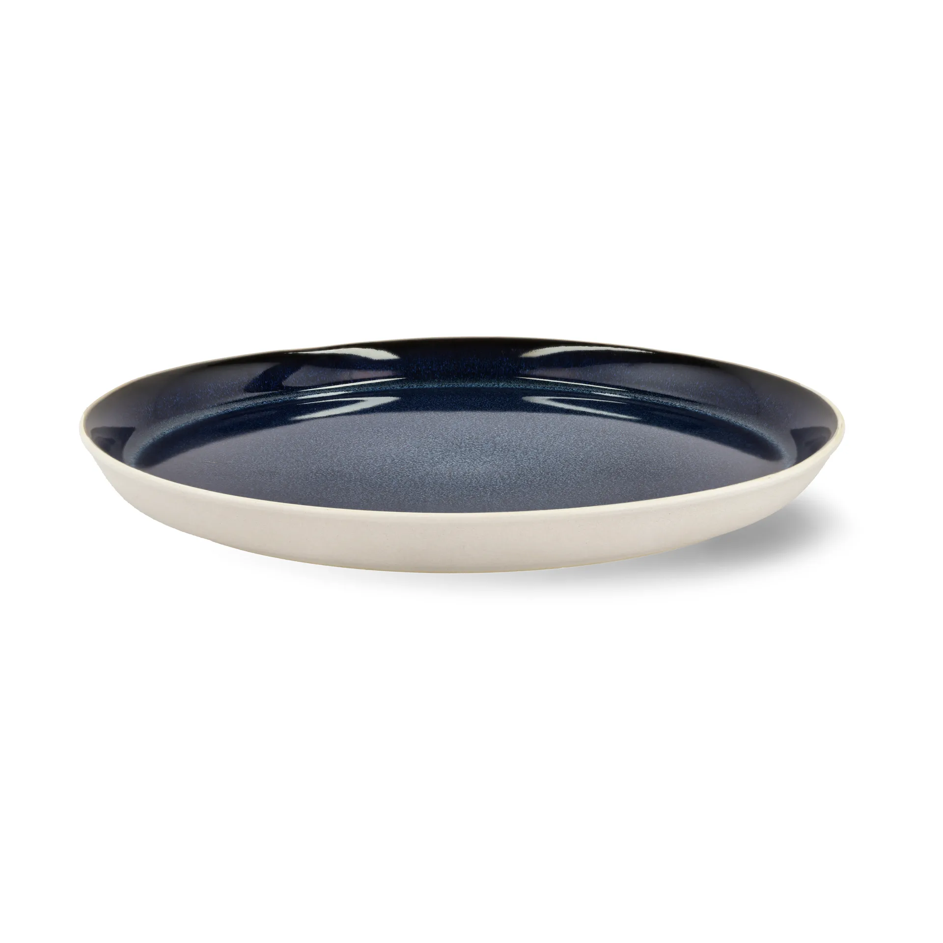 Plato Bitz gastro Ø27 cm, Blanco-azul oscuro Bitz
