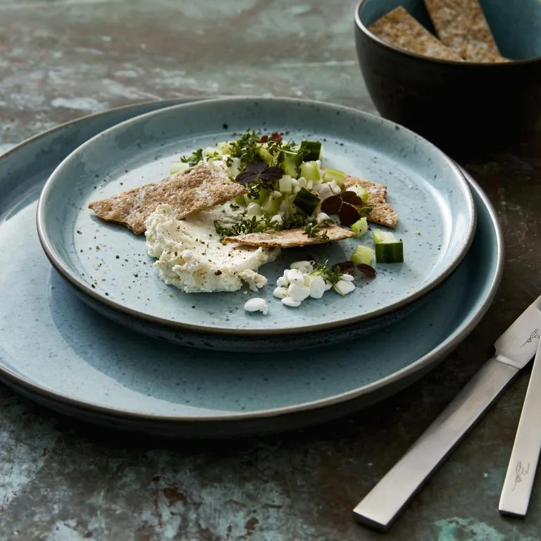 Plato Bitz gastro Ø27 cm, Gris-azul claro Bitz