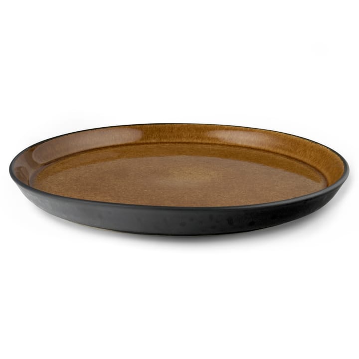 Plato Bitz gastro Ø27 cm - negro-ámbar - Bitz
