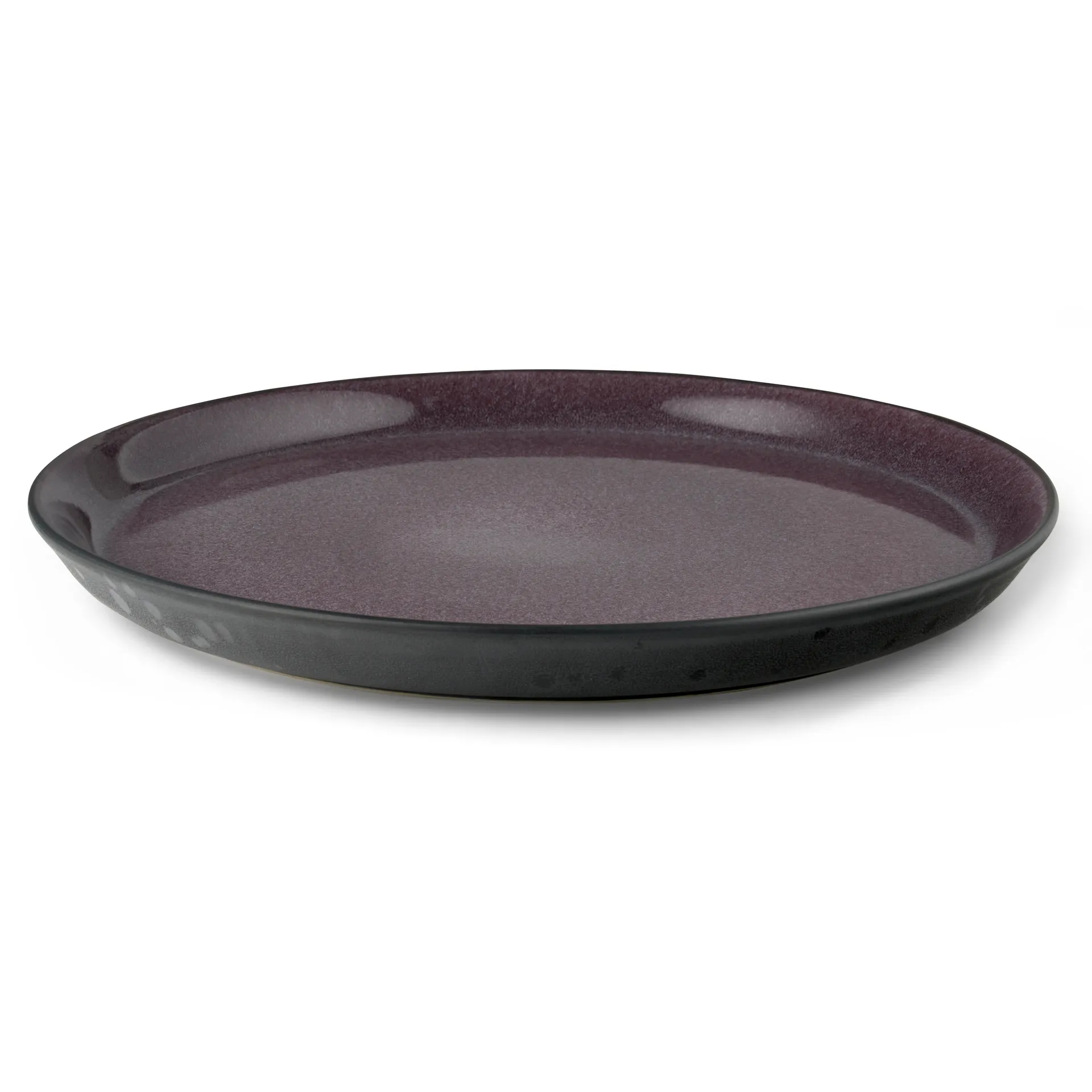 Plato Bitz gastro Ø27 cm, negro-morado Bitz