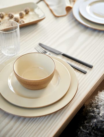 Plato de postre Bitz Wood Ø22 cm - Wood-sand - Bitz