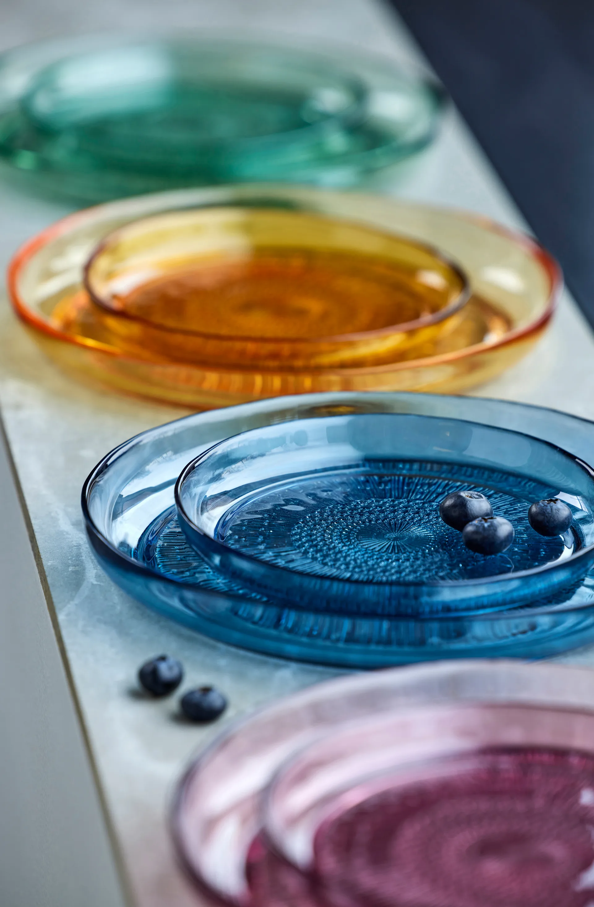 Plato Kusintha Ø25 cm, Ámbar Bitz