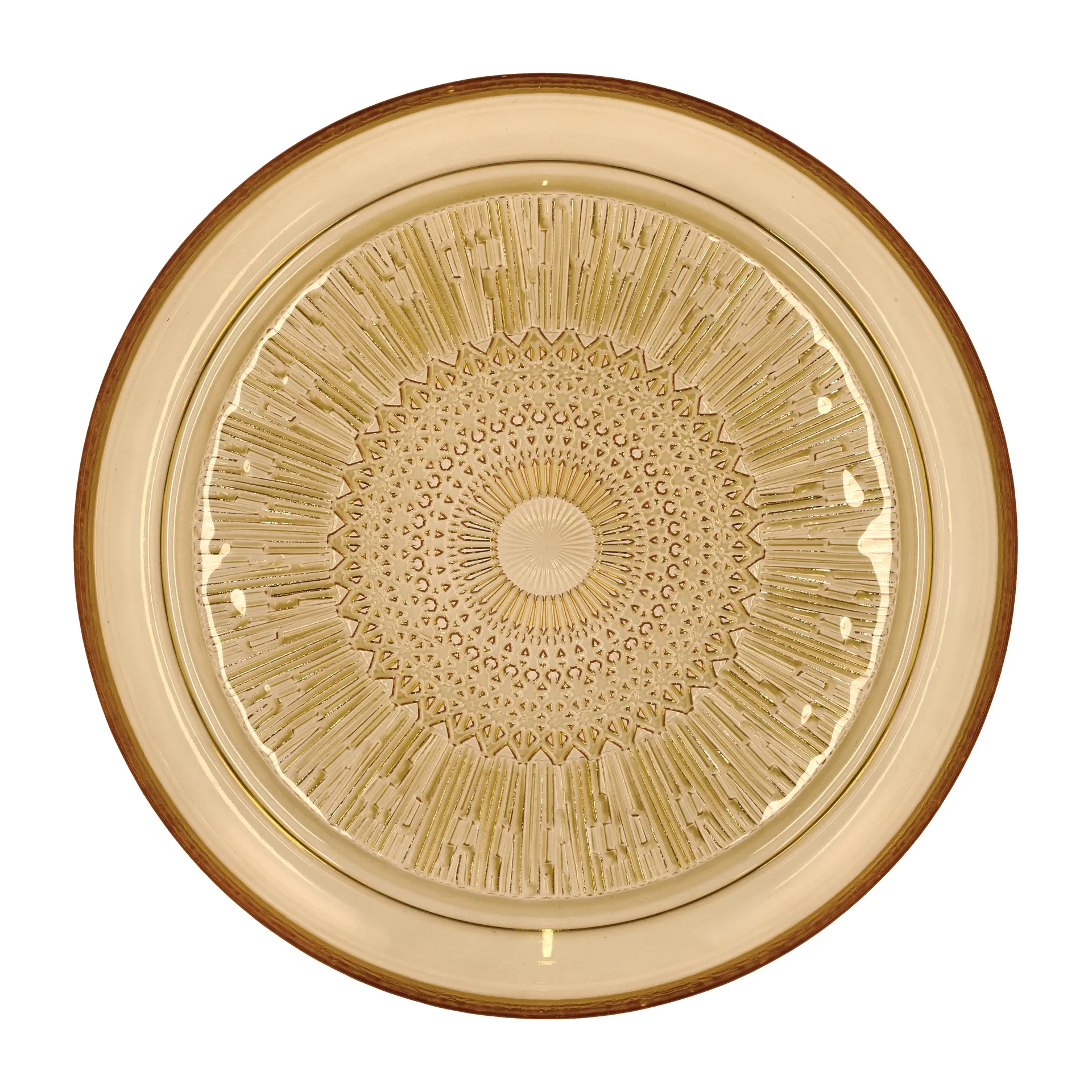 Plato Kusintha Ø25 cm, Ámbar Bitz