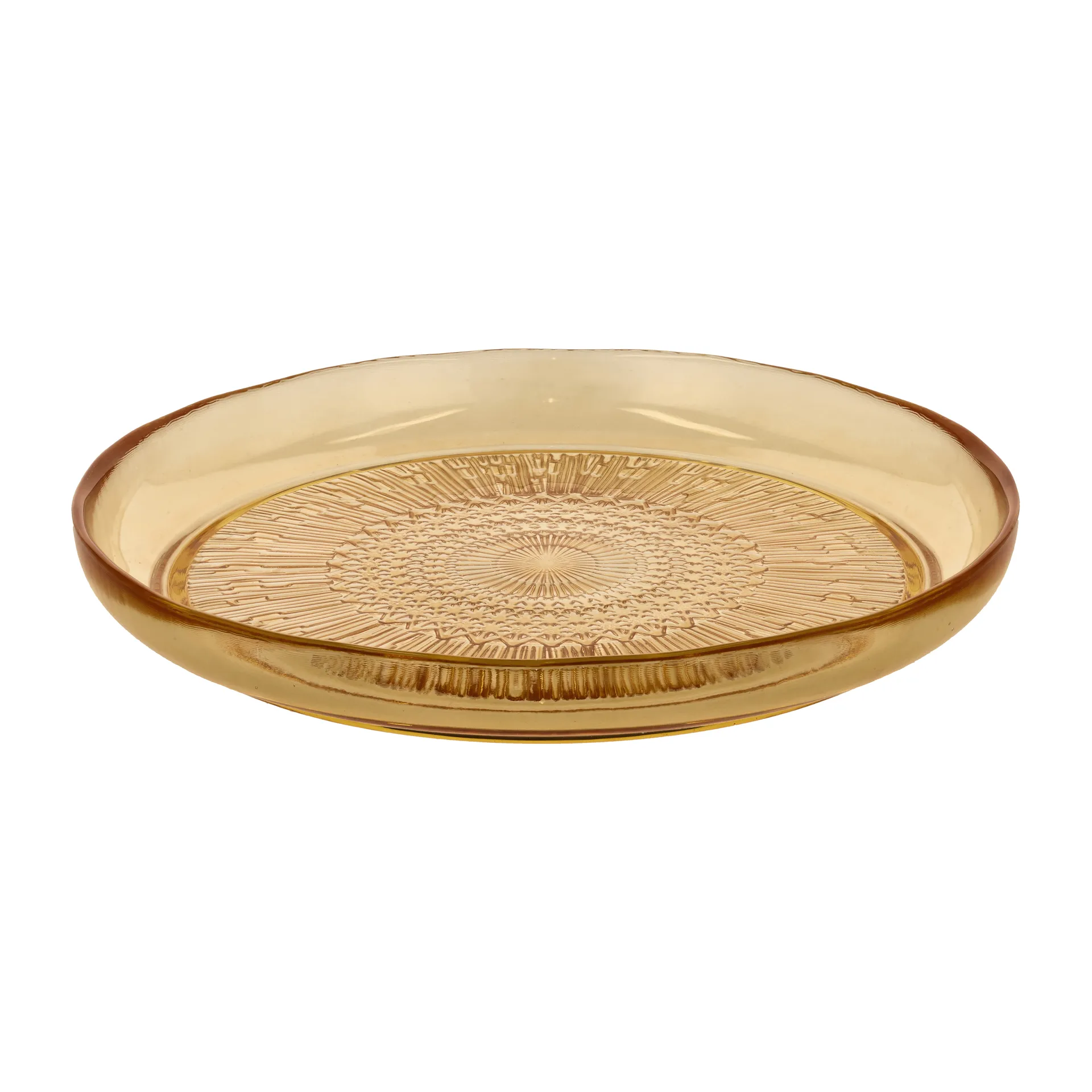 Plato Kusintha Ø25 cm, Ámbar Bitz