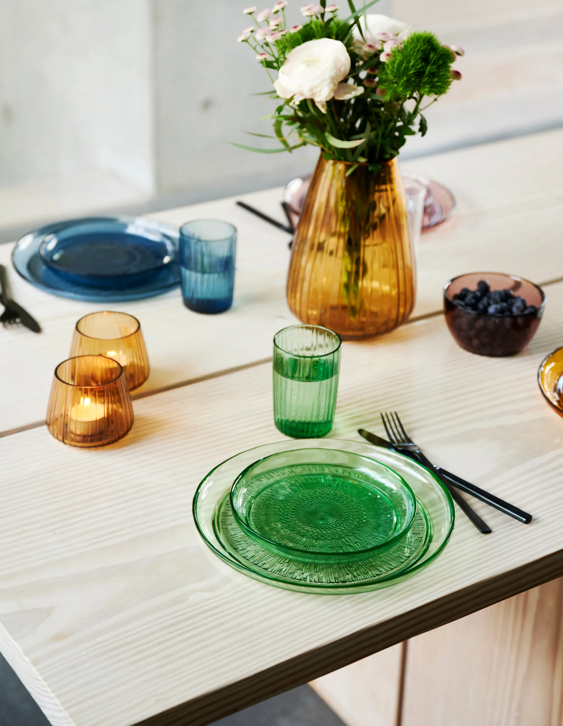 Plato Kusintha Ø25 cm, Verde Bitz