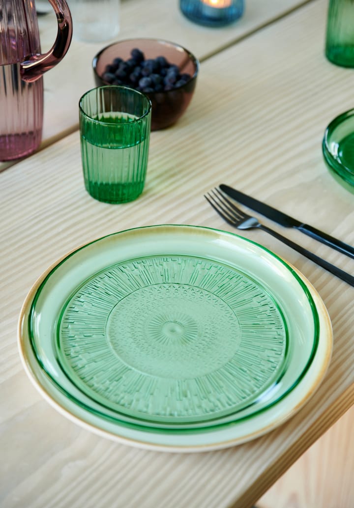 Plato Kusintha Ø25 cm, Verde Bitz