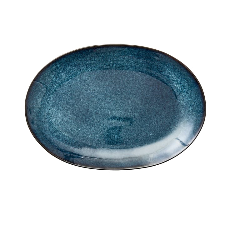 Plato ovalado Bitz 25x36 cm - Negro-azul oscuro - Bitz