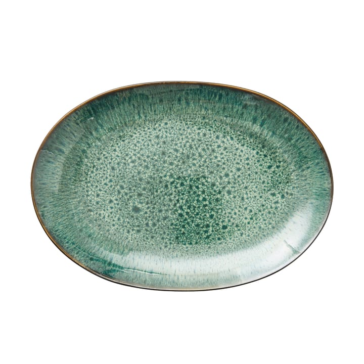 Plato ovalado Bitz 25x36 cm - Negro-verde - Bitz