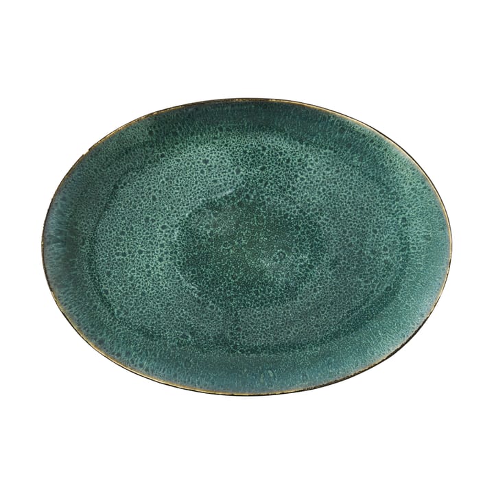 Plato ovalado Bitz 45x34 cm - Negro-verde - Bitz