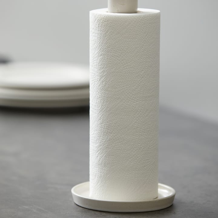 Portarrollos de papel cocina Bitz mate, blanco crema mate Bitz