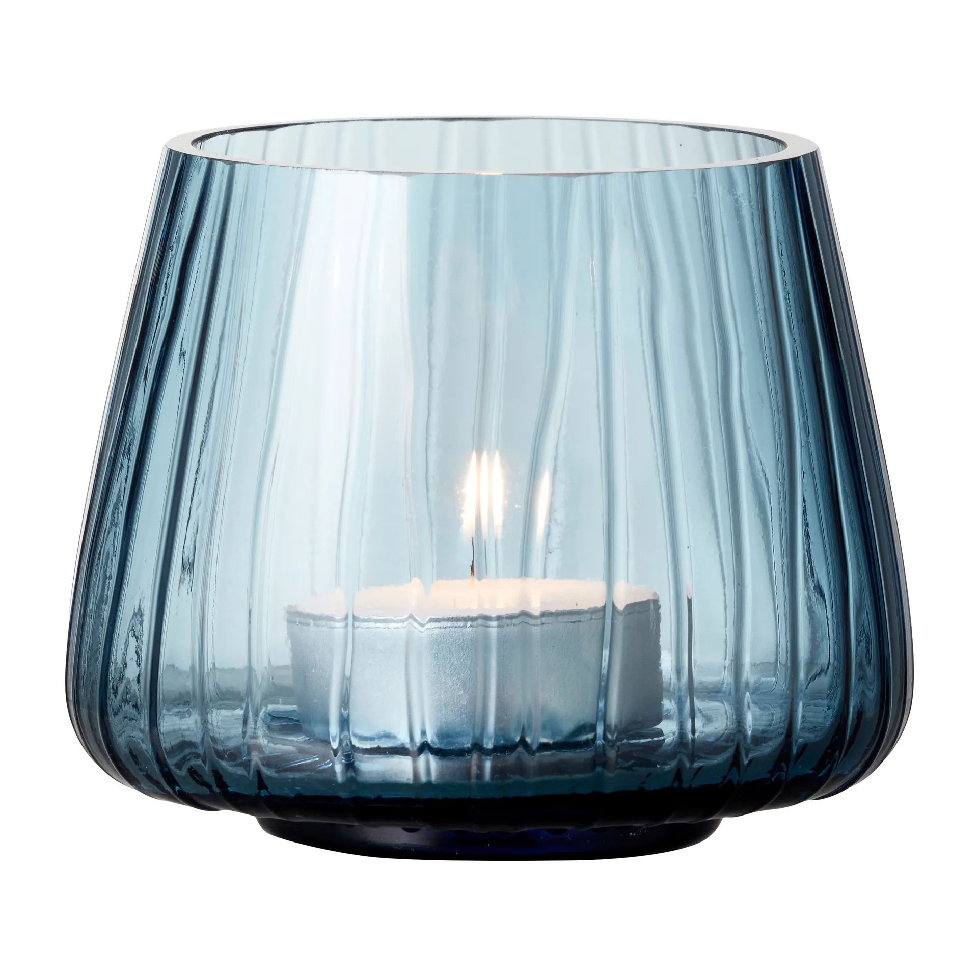 Portavelas Kusintha 7,5 cm 2 unidades, Azul Bitz