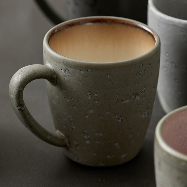 Taza Bitz 19 cl gris, gris-blanco nata Bitz