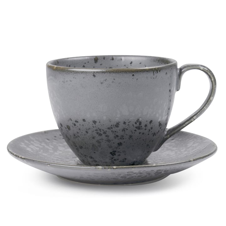 Taza con platillo de té Bitz - gris - Bitz