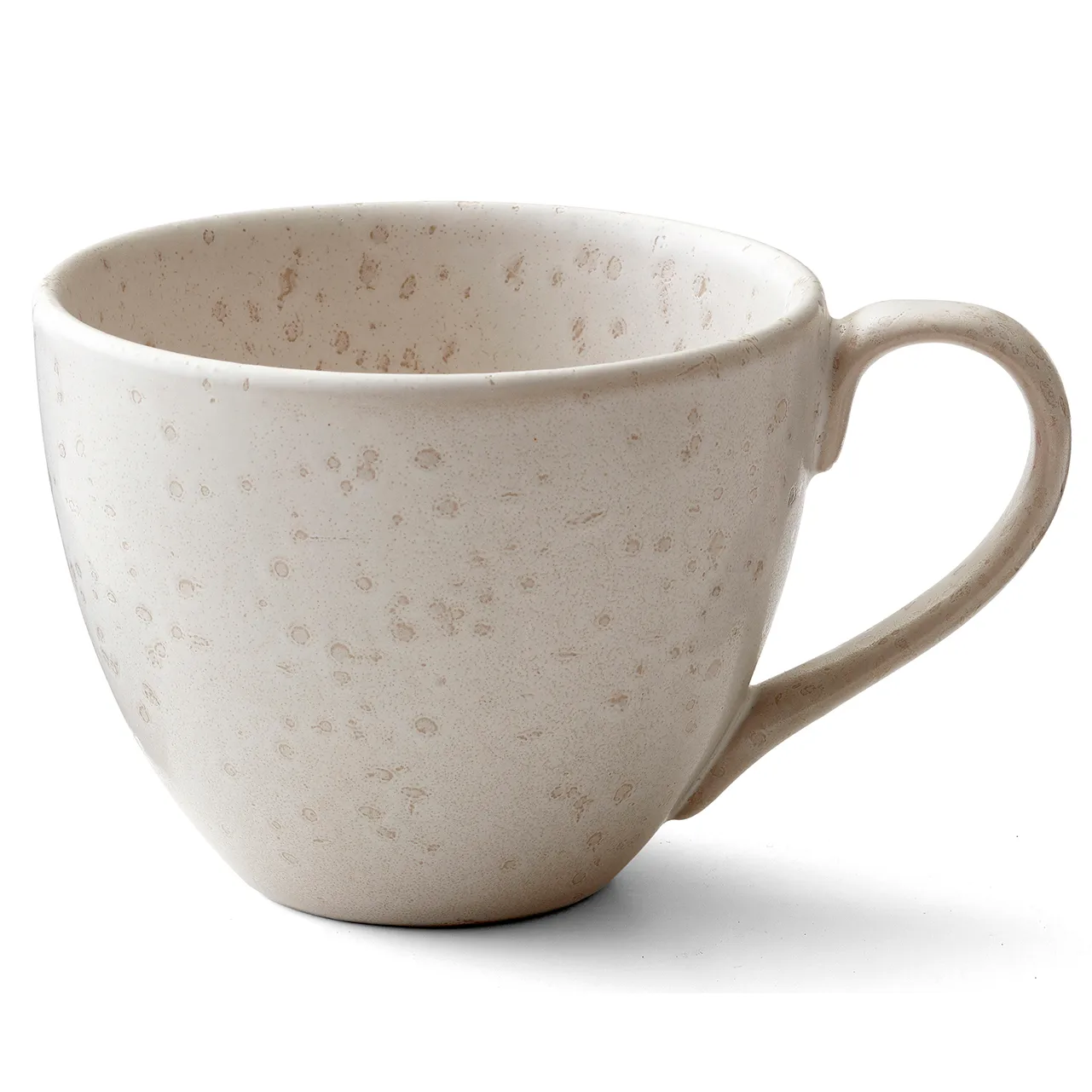 Taza de té Bitz Jumbo, blanco nata mate Bitz