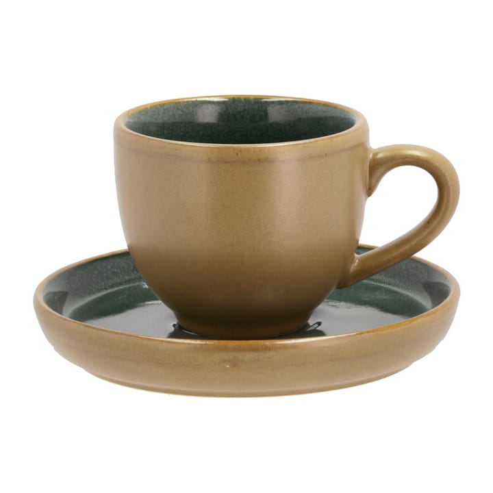 Taza espresso y platillo Bitz 7 cl mate - Wood-forest - Bitz