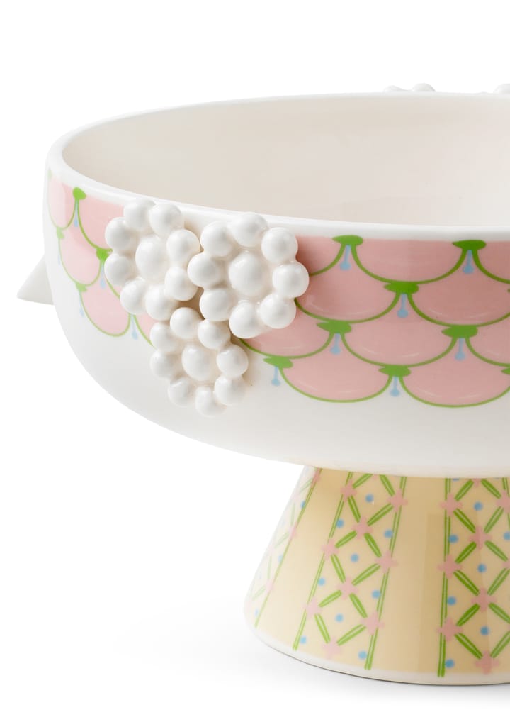 Bol con pie Eva Ø24 cm, Rosa Bjørn Wiinblad