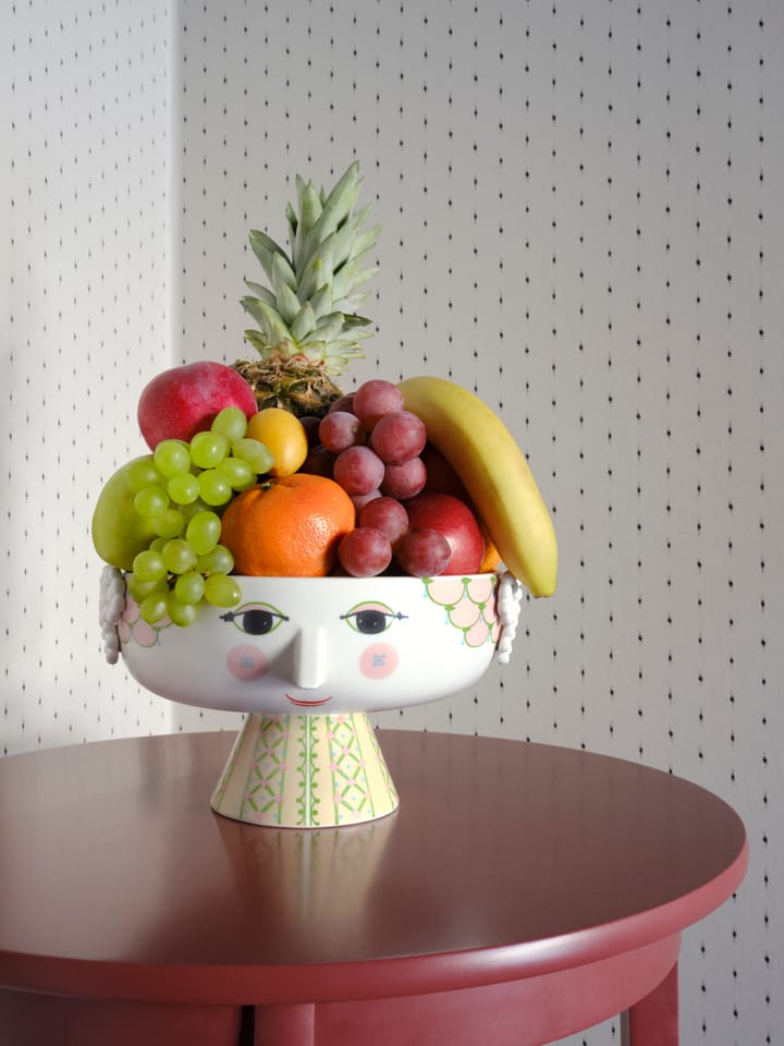 Bol con pie Eva Ø24 cm, Rosa Bjørn Wiinblad