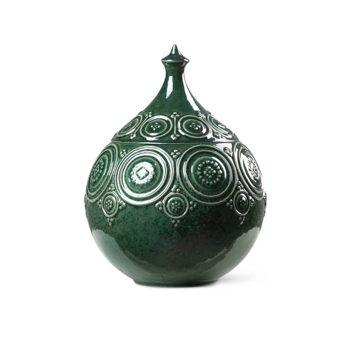Bombonera Symphony Magic Ø 15,5 cm, verde oscuro Bjørn Wiinblad