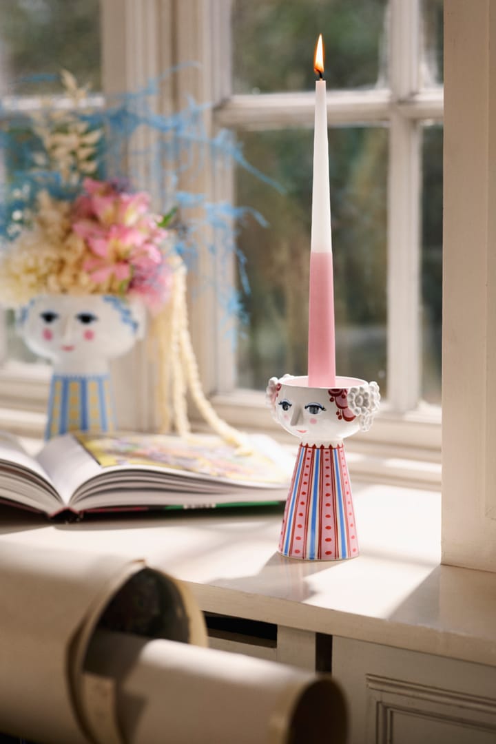 Candelabro Eva 14 cm, Rojo Bjørn Wiinblad