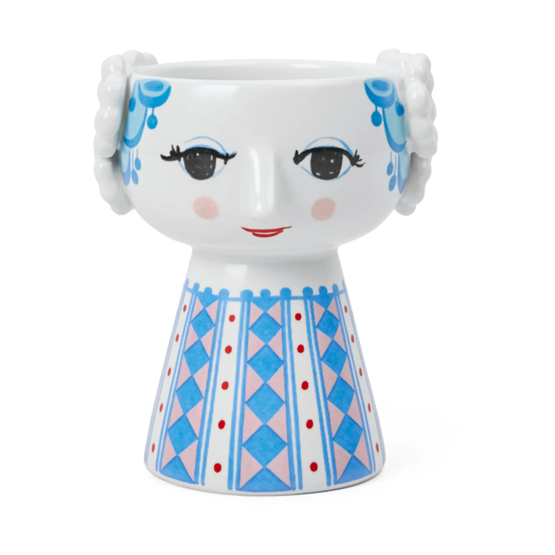 Candelabro Eva 9,5 cm, Azul oscuro Bjørn Wiinblad