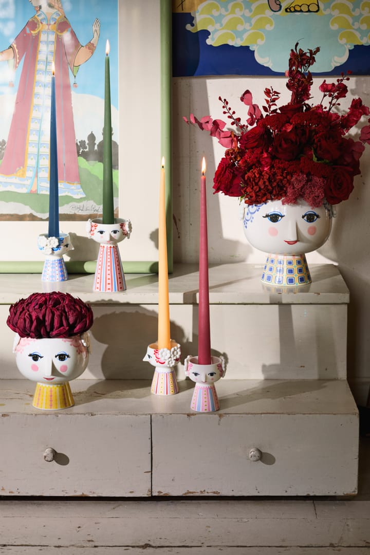 Candelabro Eva 9,5 cm, Rosa Bjørn Wiinblad