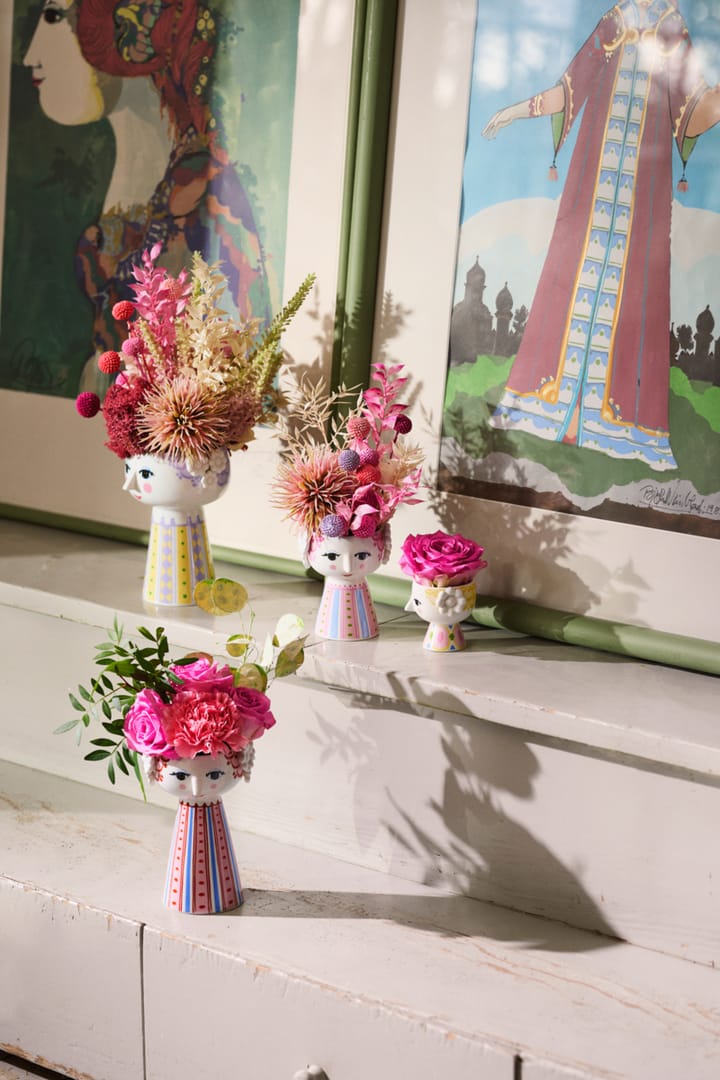 Candelabro Eva 9,5 cm, Rosa Bjørn Wiinblad