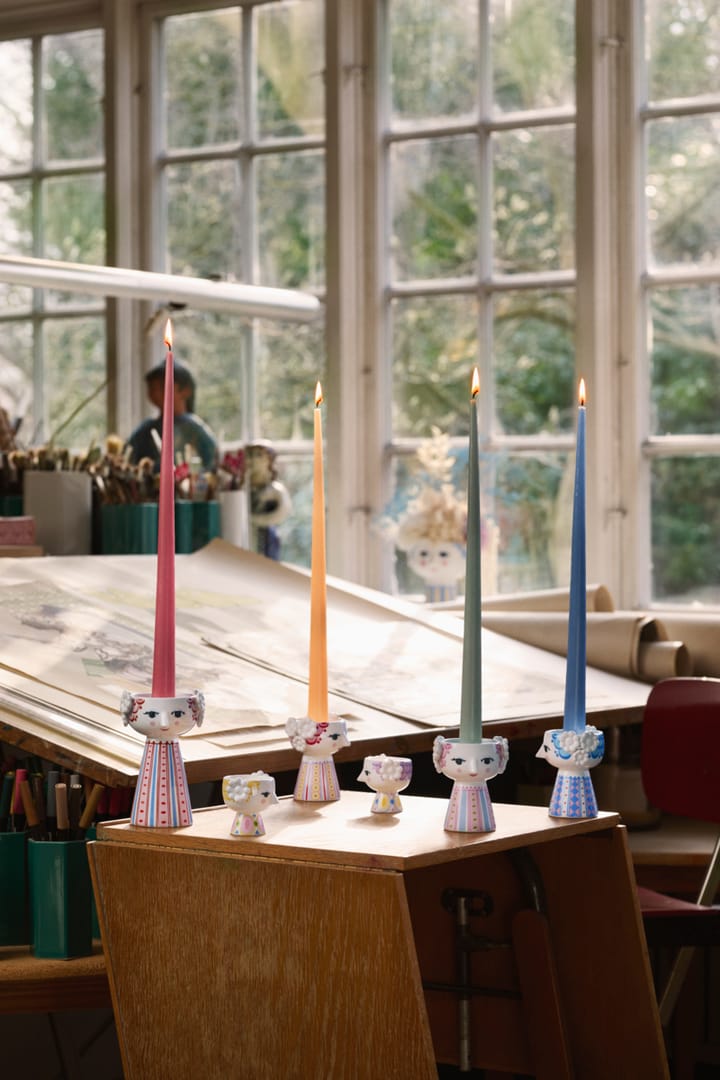 Candelabro Eva 9,5 cm, Rosa Bjørn Wiinblad