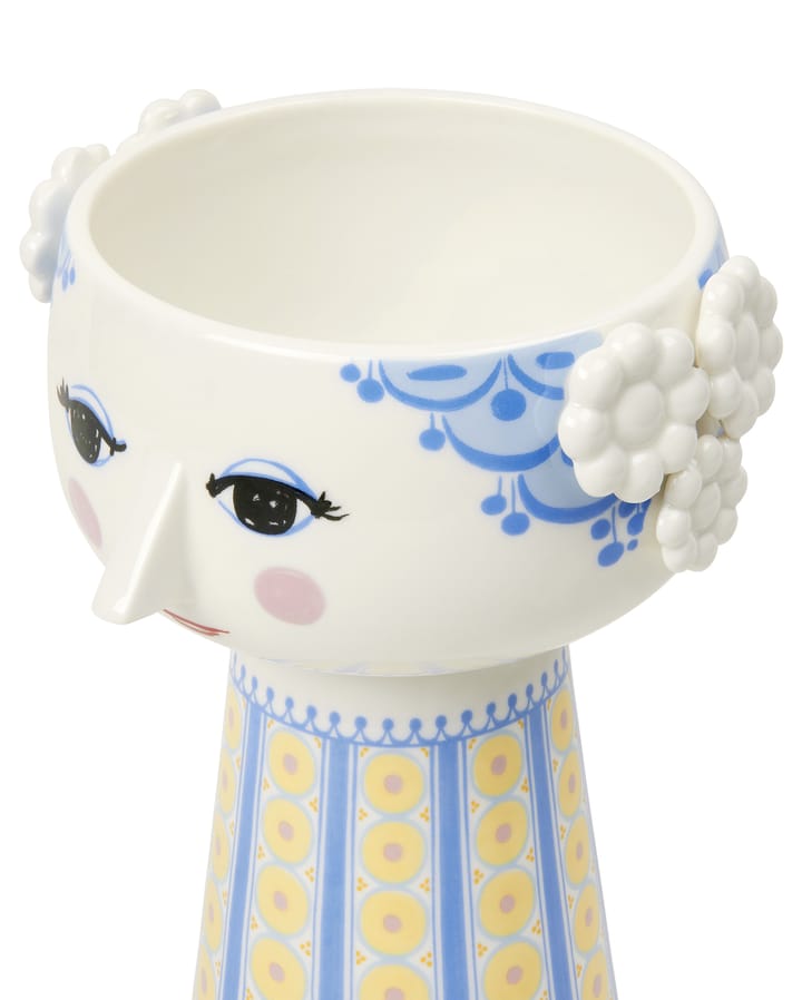 Jarrón Eva 18,5 cm, Azul-azul Bjørn Wiinblad