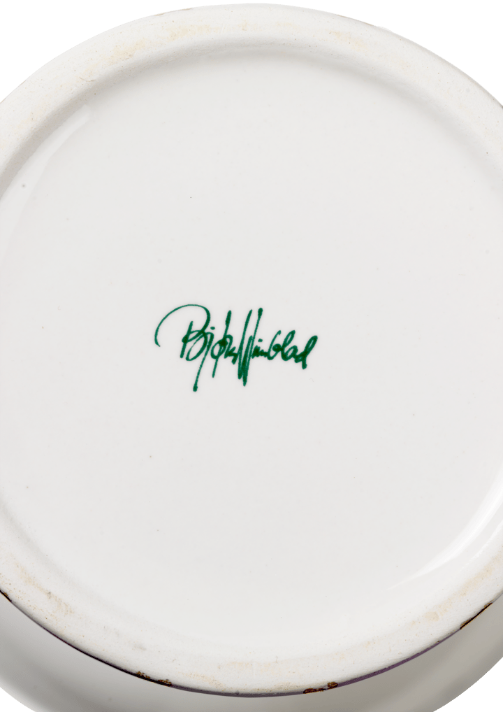 Jarrón Eva 18,5 cm, verde oscuro Bjørn Wiinblad