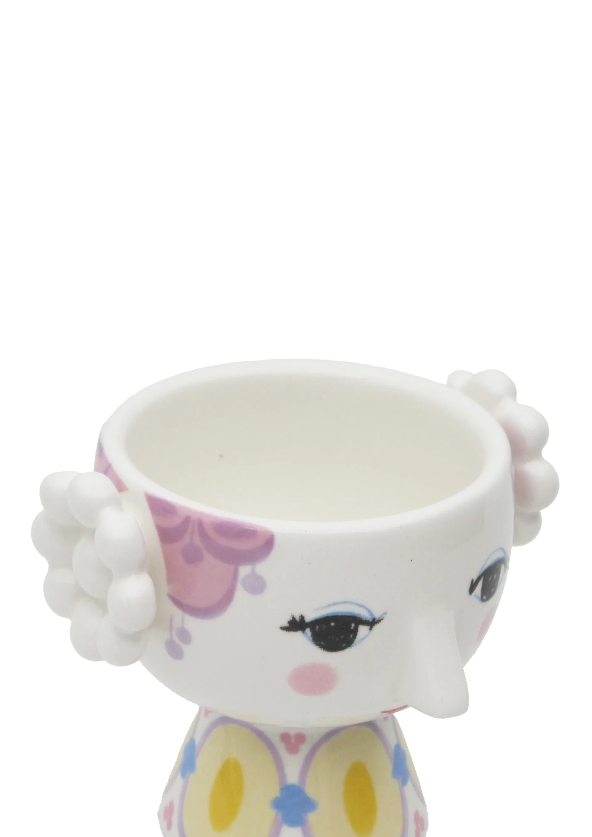 Set de 2 portavelas Eva Ø6,5 cm, Amarillo-lavanda Bjørn Wiinblad